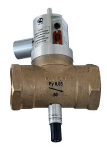 Клапан газовый запорный КЗГЭМ-У DN-25 электромагнитный ЦИТ